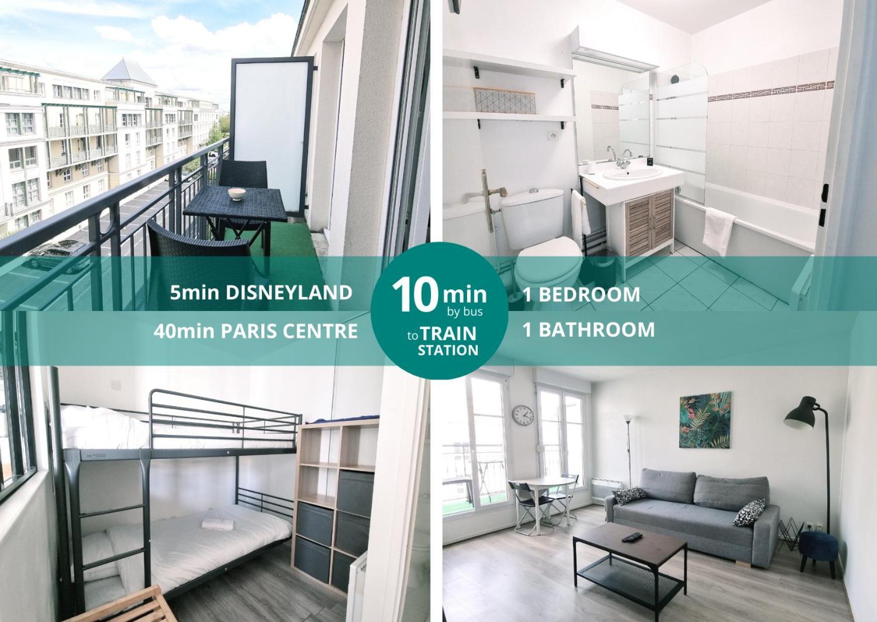 סאריס Appartement Disneyland 4 Personnes מראה חיצוני תמונה